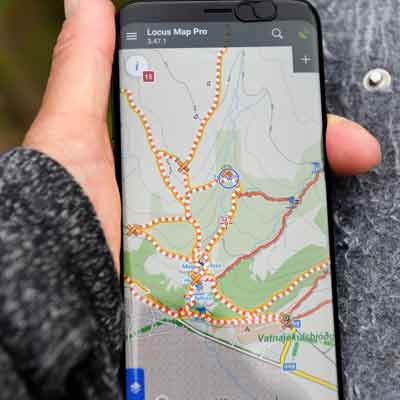 WanderApp. Navigation heute.